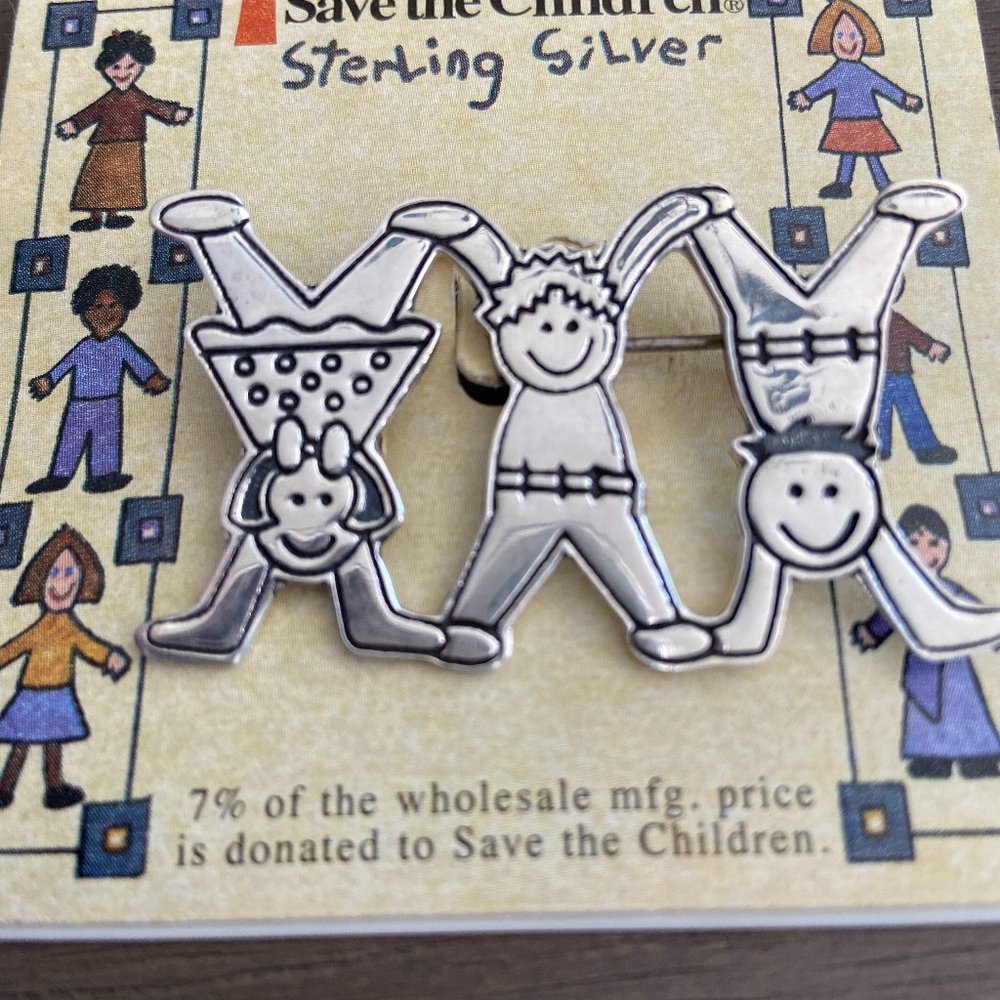 3/$20 Vintage Save the Children Brooch